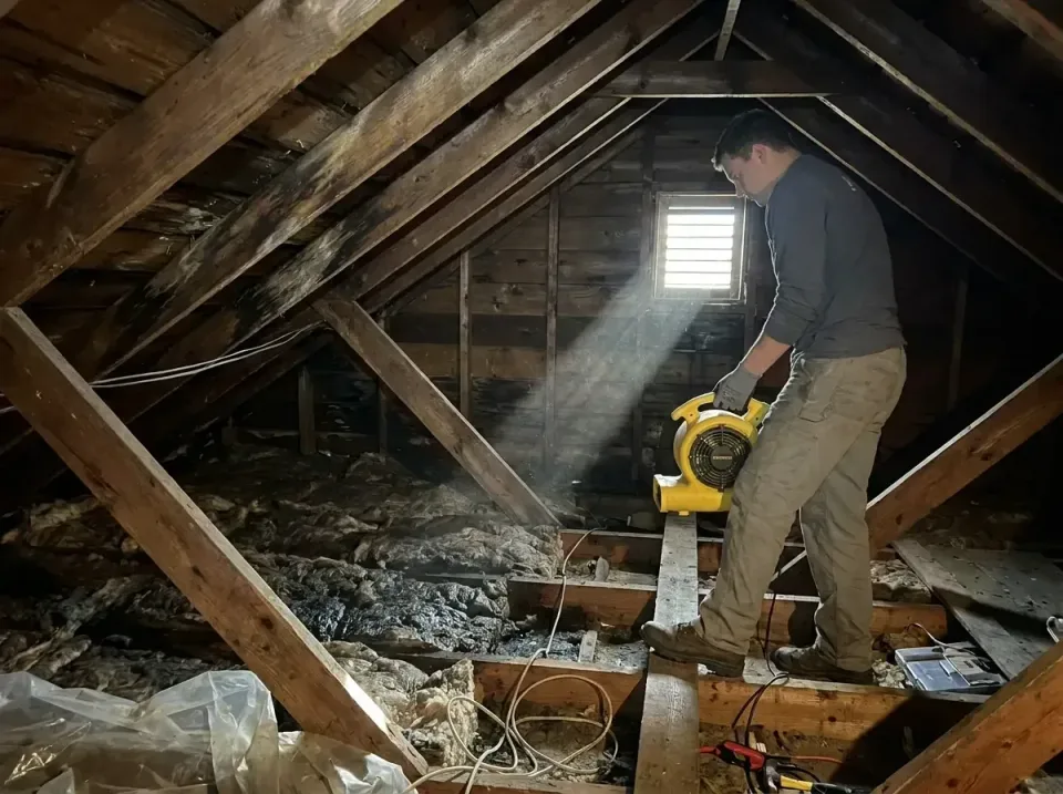 attic-water-damage-drying-proc-007 — frequently asked questions, Emergency Water Extraction & 24/7 Flood Response in Billing…